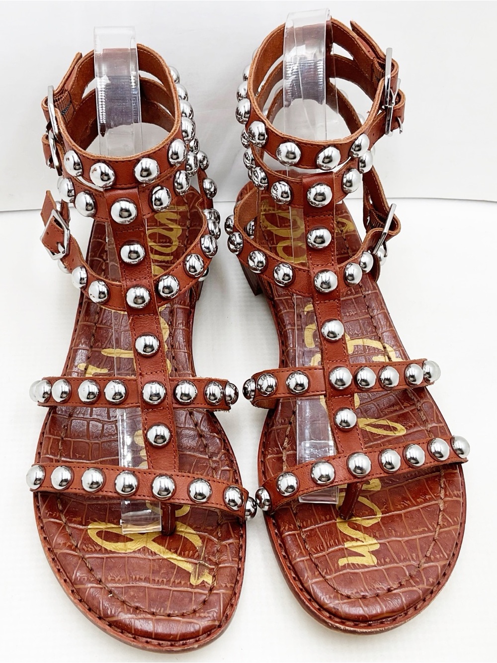 {Sam Edelman} Eavan Studded Gladiator Sandals - Picture 6 of 16